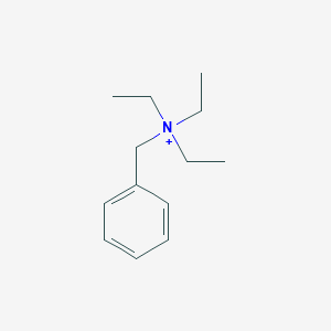 molecular formula C13H22N+ B097683 Benzenemethanaminium, N,N,N-triethyl- CAS No. 16652-03-2