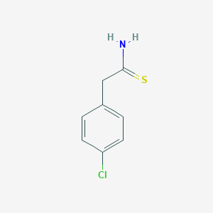 molecular formula C8H8ClNS B097686 2-(4-Chlorophenyl)ethanethioamide CAS No. 17518-48-8