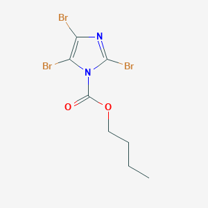 molecular formula C8H9Br3N2O2 B097687 2,4,5-Tribromoimidazole-1-n-butylcarboxylate CAS No. 15287-51-1