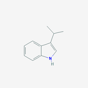 molecular formula C11H13N B097694 3-isopropyl-1H-indole CAS No. 16886-00-3