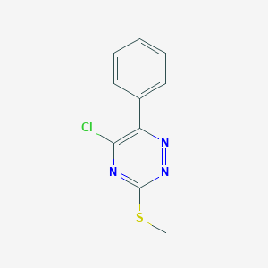 5-Chloro-3-(methylthio)-6-phenyl-1,2,4-triazine