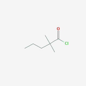 molecular formula C7H13ClO B097711 2,2-Dimethylvaleroyl chloride CAS No. 15721-22-9