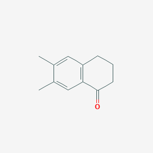 molecular formula C12H14O B097734 6,7-Dimethyl-1-tetralone CAS No. 19550-57-3