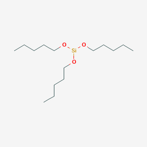 molecular formula C15H33O3Si B097740 Silane, tris(pentyloxy)- CAS No. 17907-97-0