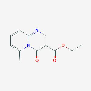 molecular formula C12H12N2O3 B097744 Ethyl 6-methyl-4-oxo-4H-pyrido[1,2-a]pyrimidine-3-carboxylate CAS No. 16867-53-1