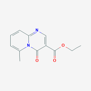 molecular formula C12H12N2O3 B097744 Ethyl 6-methyl-4-oxopyrido[1,2-a]pyrimidine-3-carboxylate CAS No. 16867-53-1