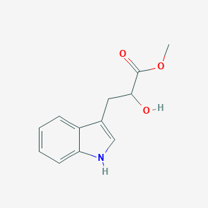 molecular formula C12H13NO3 B097753 Methyl 2-hydroxy-3-(1H-indol-3-yl)propanoate CAS No. 18372-16-2