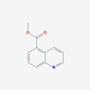 molecular formula C11H9NO2 B097754 甲基喹啉-5-羧酸酯 CAS No. 16675-62-0