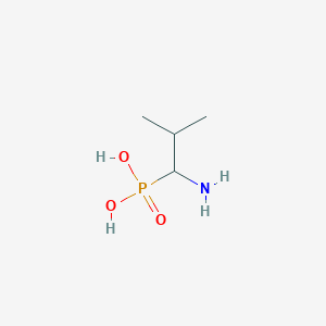molecular formula C4H12NO3P B097755 1-氨基-2-甲基丙基膦酸 CAS No. 18108-24-2