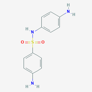 molecular formula C12H13N3O2S B097756 4-氨基-N-(4-氨基苯基)苯磺酰胺 CAS No. 16803-97-7