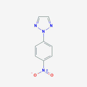 molecular formula C8H6N4O2 B097764 2-(4-Nitrophenyl)-2h-1,2,3-triazole CAS No. 18922-72-0