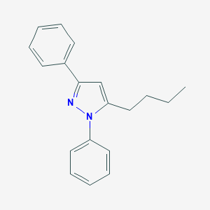 molecular formula C19H20N2 B097767 5-Butyl-1,3-diphenyl-1H-pyrazole CAS No. 16492-64-1