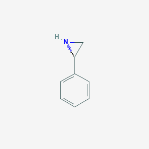 molecular formula C8H9N B097768 (R)-2-苯基氮丙啶 CAS No. 18142-08-0