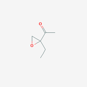 molecular formula C6H10O2 B097773 1-(2-ethyloxiran-2-yl)ethanone CAS No. 17257-82-8
