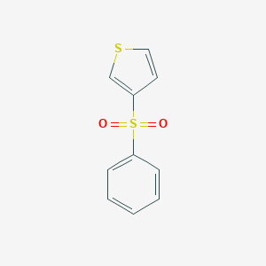 molecular formula C10H8O2S2 B097782 3-(苯磺酰基)噻吩 CAS No. 16718-05-1