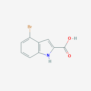 molecular formula C9H6BrNO2 B097787 4-溴-1H-吲哚-2-羧酸 CAS No. 16732-64-2