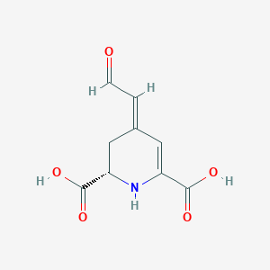 molecular formula C9H9NO5 B097791 Betalamic acid CAS No. 18766-66-0