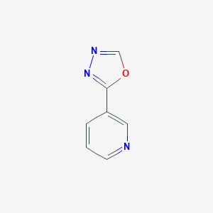 molecular formula C7H5N3O B097794 2-(吡啶-3-基)-1,3,4-噁二唑 CAS No. 18160-05-9