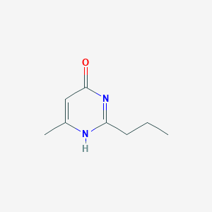 molecular formula C8H12N2O B097796 6-Methyl-2-propyl-4(1H)-pyrimidinone CAS No. 16858-16-5