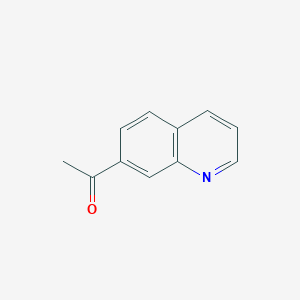 molecular formula C11H9NO B009780 1-(Quinolin-7-yl)ethanone CAS No. 103854-57-5