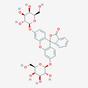 molecular formula C32H32O15 B097806 Fluorescein-digalactoside CAS No. 17817-20-8