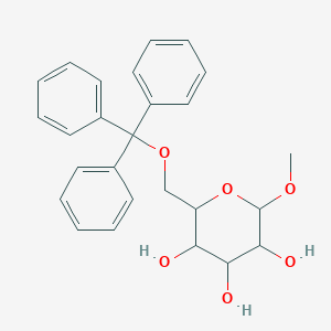 molecular formula C26H28O6 B097809 Methyl 6-O-tritylhexopyranoside CAS No. 18311-26-7