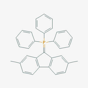 molecular formula C33H27P B097825 Phosphorane, (2,7-dimethylfluoren-9-ylidene)triphenyl- CAS No. 18916-67-1