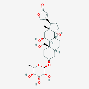 molecular formula C29H44O10 B097826 Panoside CAS No. 17669-76-0