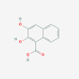 molecular formula C11H8O4 B097827 2,3-Dihydroxynaphthalene-1-carboxylic acid CAS No. 16715-77-8