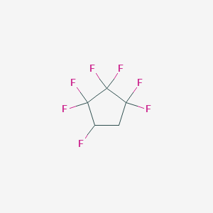 molecular formula C5H3F7 B097831 1,1,2,2,3,3,4-Heptafluorocyclopentane CAS No. 15290-77-4
