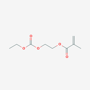 molecular formula C9H14O5 B097833 2-Ethoxycarbonyloxyethyl 2-methylprop-2-enoate CAS No. 17650-46-3