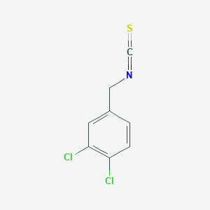 molecular formula C8H5Cl2NS B097846 3,4-二氯苄异硫氰酸酯 CAS No. 18967-42-5