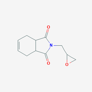 molecular formula C11H13NO3 B097853 2-[(Oxiran-2-yl)methyl]-3a,4,7,7a-tetrahydro-1H-isoindole-1,3(2H)-dione CAS No. 17620-38-1