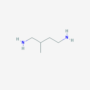 molecular formula C5H14N2 B097858 2-Methylbutane-1,4-diamine CAS No. 15657-58-6