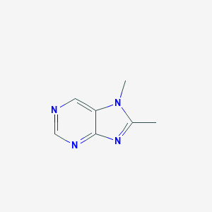 molecular formula C7H8N4 B097861 7,8-Dimethyl-7H-purine CAS No. 15837-10-2