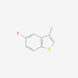 molecular formula C9H7FS B097868 5-Fluoro-3-methylbenzo[b]thiophene CAS No. 17514-63-5