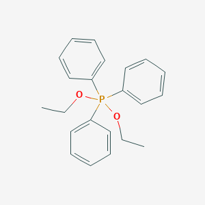 molecular formula C22H25O2P B097882 Phosphorane, diethoxytriphenyl-, (TB-5-11)- CAS No. 18509-25-6