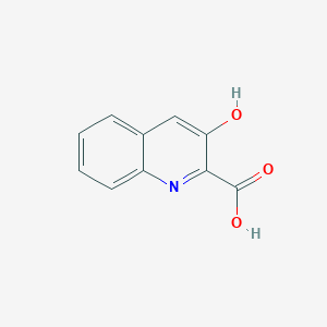 molecular formula C10H7NO3 B097883 3-Hydroxyquinoline-2-carboxylic acid CAS No. 15462-45-0