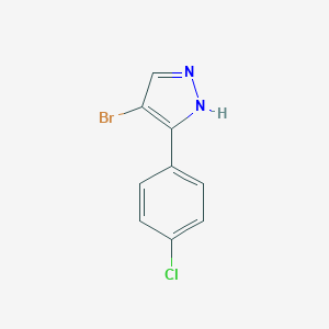 4-Bromo-3-(4-chlorophenyl)-1H-pyrazole