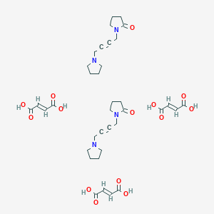 molecular formula C12H18N2O.1.5C4H4O4 B097886 Oxotremorine sesquifumarate CAS No. 17360-35-9