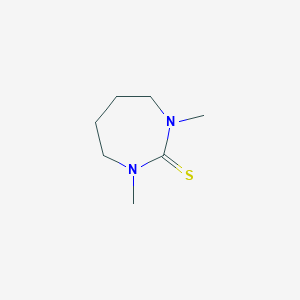 molecular formula C7H14N2S B097888 1,3-Diazepin-2-thione, hexahydro-1,3-dimethyl- CAS No. 16597-36-7