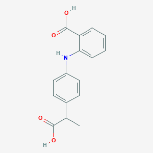 molecular formula C16H15NO4 B097896 Araprofen CAS No. 15250-13-2