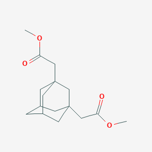 Dimethyl 2,2'-tricyclo[3.3.1.1~3,7~]decane-1,3-diyldiacetate