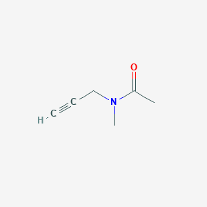 molecular formula C6H9NO B097899 N-Methyl-N-(2-propynyl)acetamide CAS No. 18341-31-6