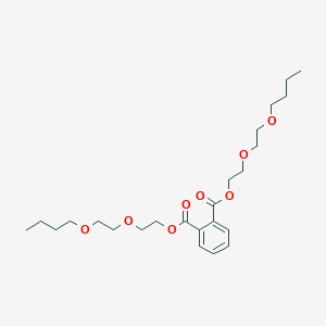 molecular formula C24H38O8 B097914 bis[2-(2-butoxyethoxy)ethyl] benzene-1,2-dicarboxylate CAS No. 16672-39-2