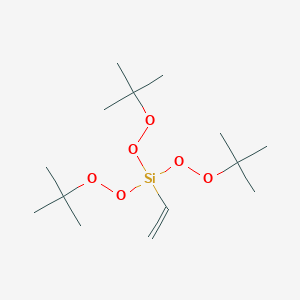 molecular formula C14H30O6Si B097933 Vinyltris(tert-butylperoxy)silane CAS No. 15188-09-7