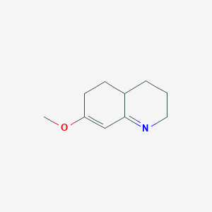 molecular formula C10H15NO B097939 7-Methoxy-2,3,4,4a,5,6-hexahydroquinoline CAS No. 19500-64-2
