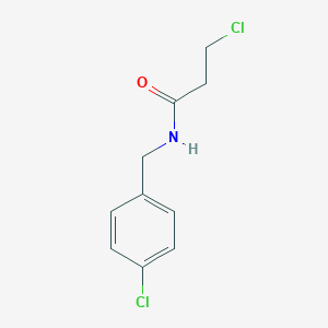3-chloro-N-(4-chlorobenzyl)propanamide