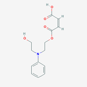 2-Butenedioic acid (2Z)-, mono(2-((2-hydroxyethyl)phenylamino)ethyl) ester