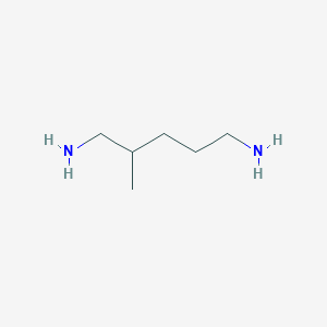 molecular formula C6H16N2 B097949 1,5-戊二胺，2-甲基- CAS No. 15520-10-2